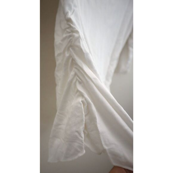 Intimately Free People OB1060305 Women's Sz L White Talk To Me T-Shirt - Picture 4 of 6